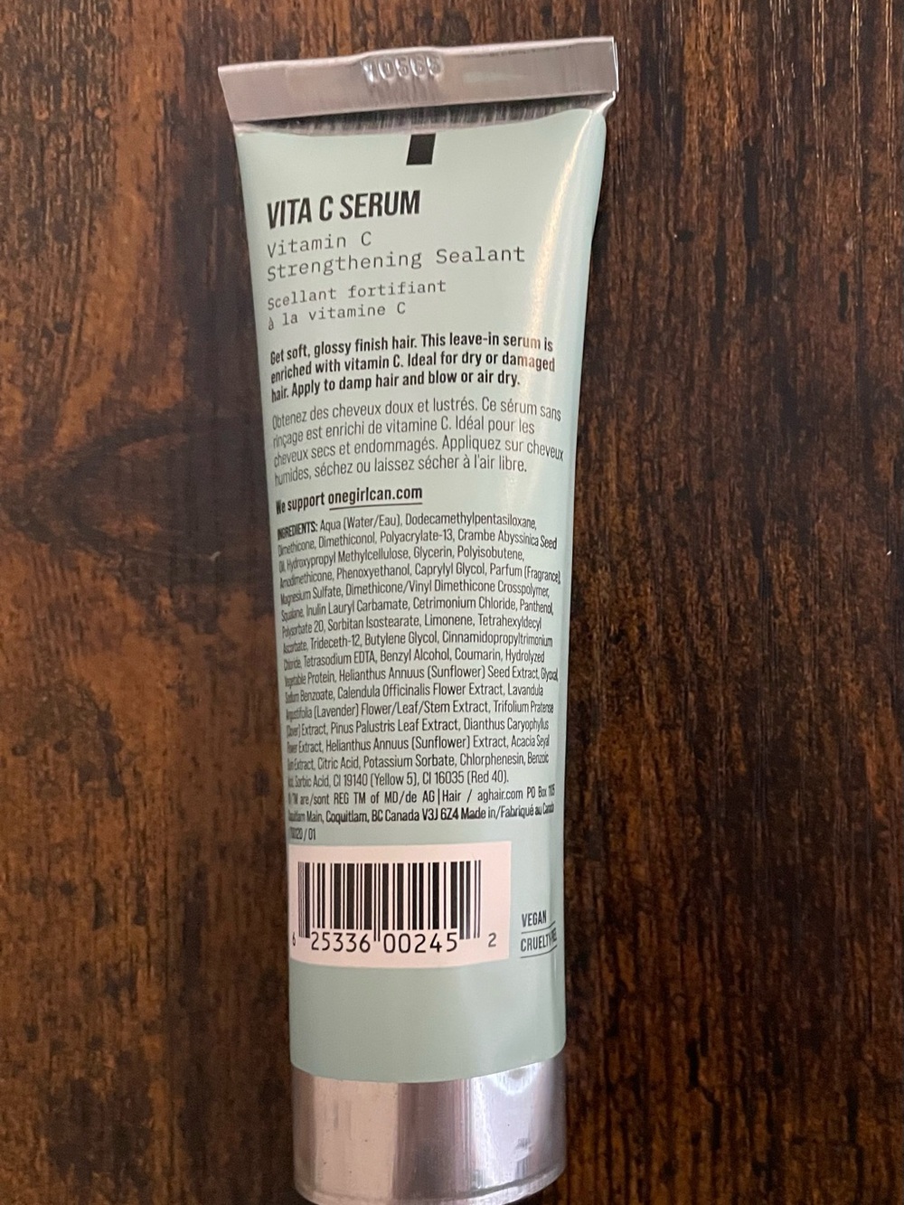 AG Care Vita C Serum- Strengthening Vitamin C Hair Sealant 2.5 fl oz NIB - Picture 4 of 4